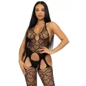 Bodystoking Net Suspender Bodystocking